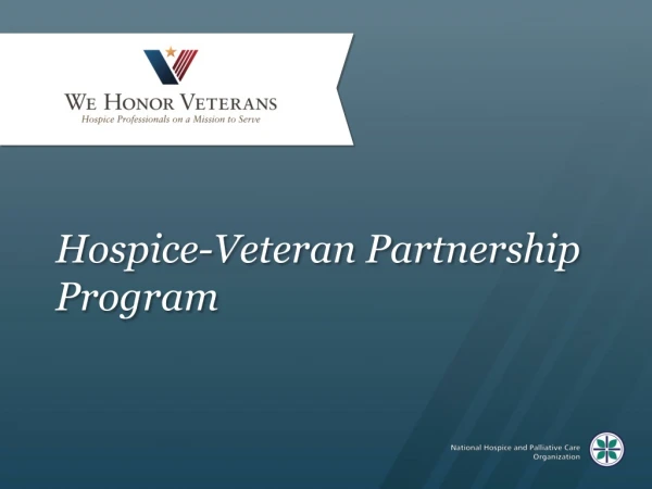 Hospice-Veteran Partnership Program