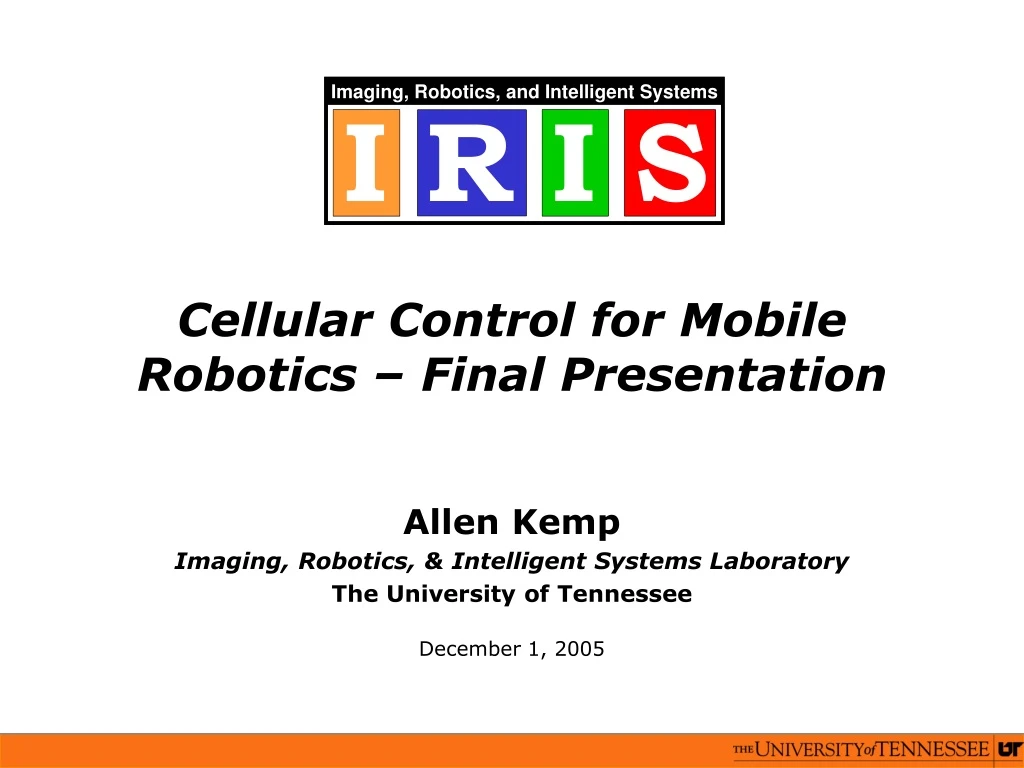 cellular control for mobile robotics final presentation