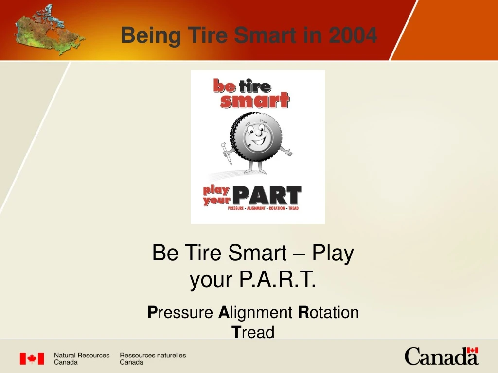 being tire smart in 2004