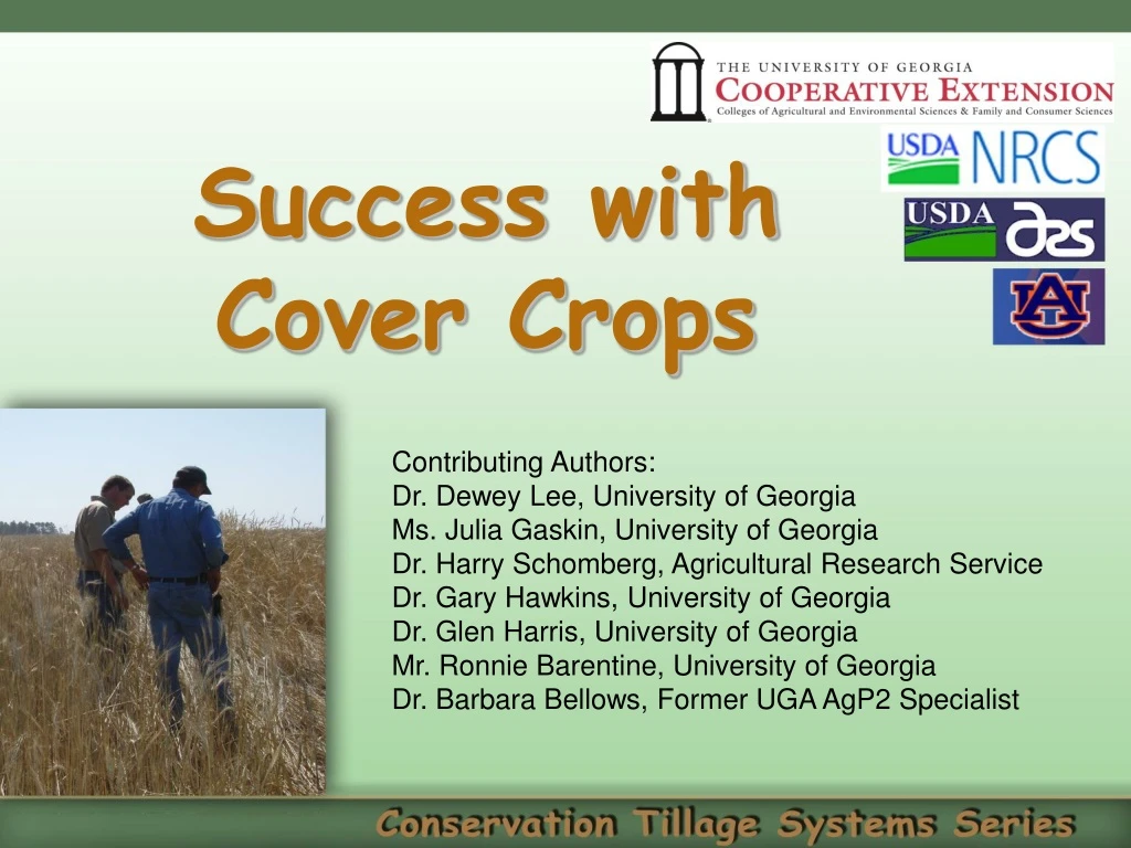 success with cover crops