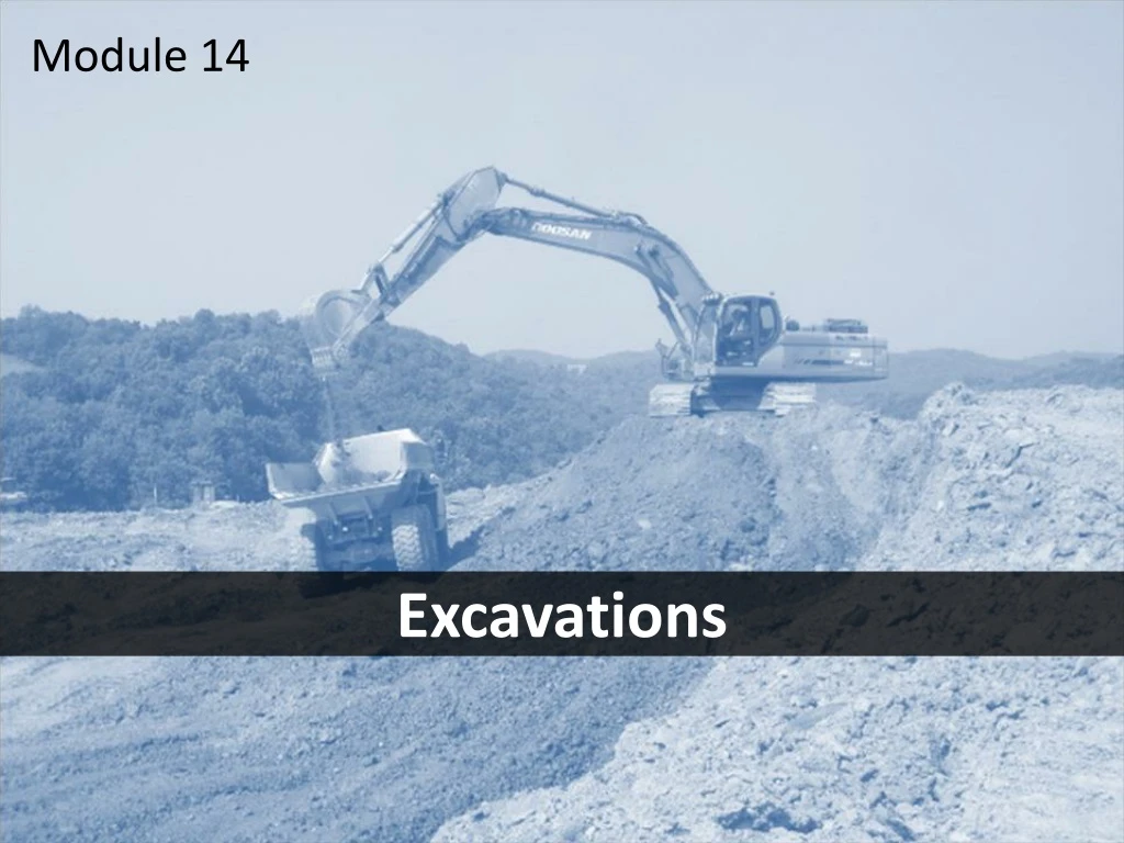 excavations