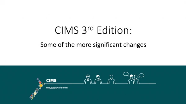 CIMS 3 rd  Edition: