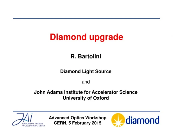 Diamond upgrade