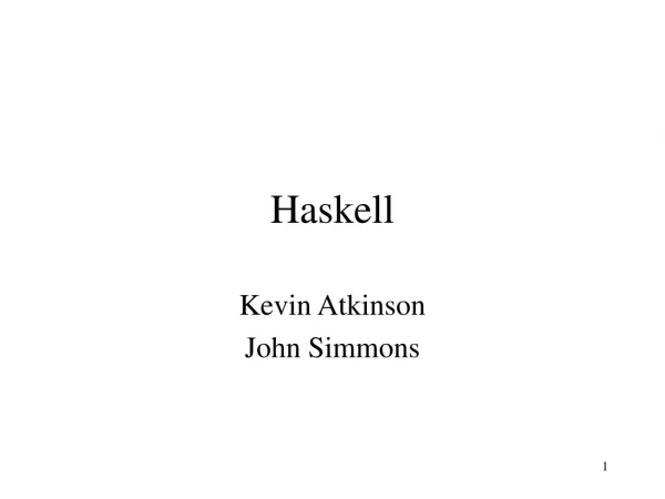 Haskell