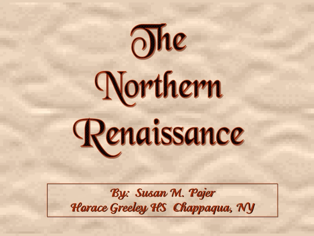 the northern renaissance