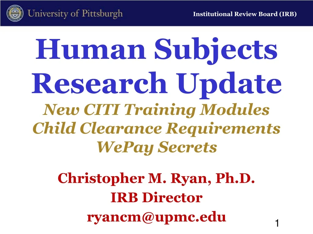 human subjects research update new citi training modules child clearance requirements wepay secrets