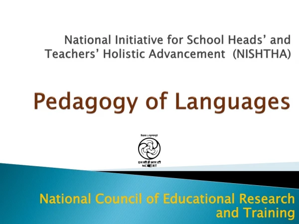 National Council of Educational Research  and Training
