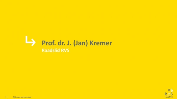 Prof. dr. J. (Jan) Kremer Raadslid RVS
