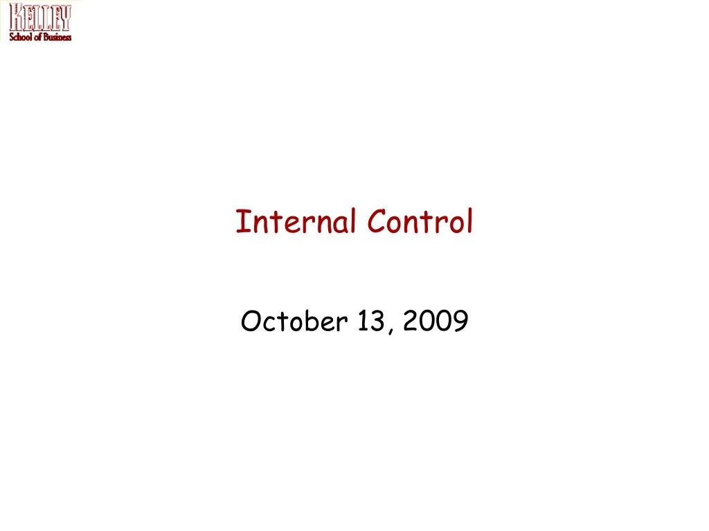 internal control