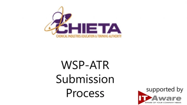 WSP-ATR Submission Process