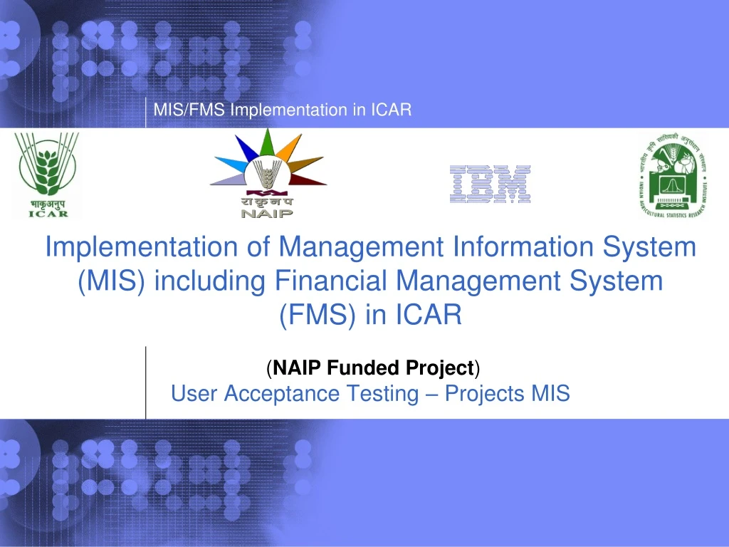 implementation of management information system