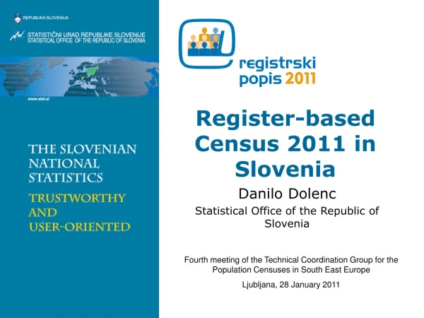 Register- based  Census 2011 in Slovenia
