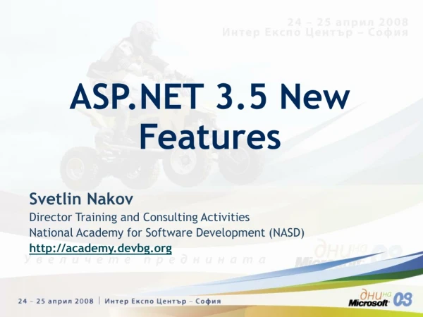 ASP.NET 3.5 New Features