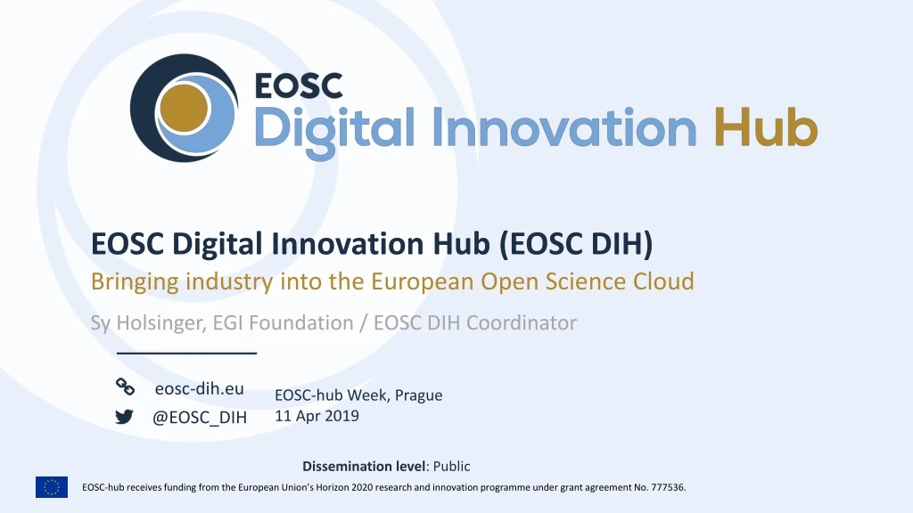 eosc digital innovation hub eosc dih