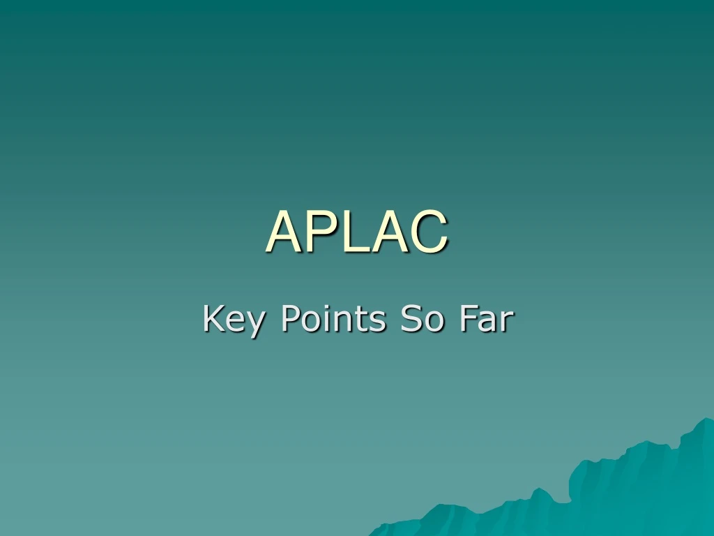 aplac