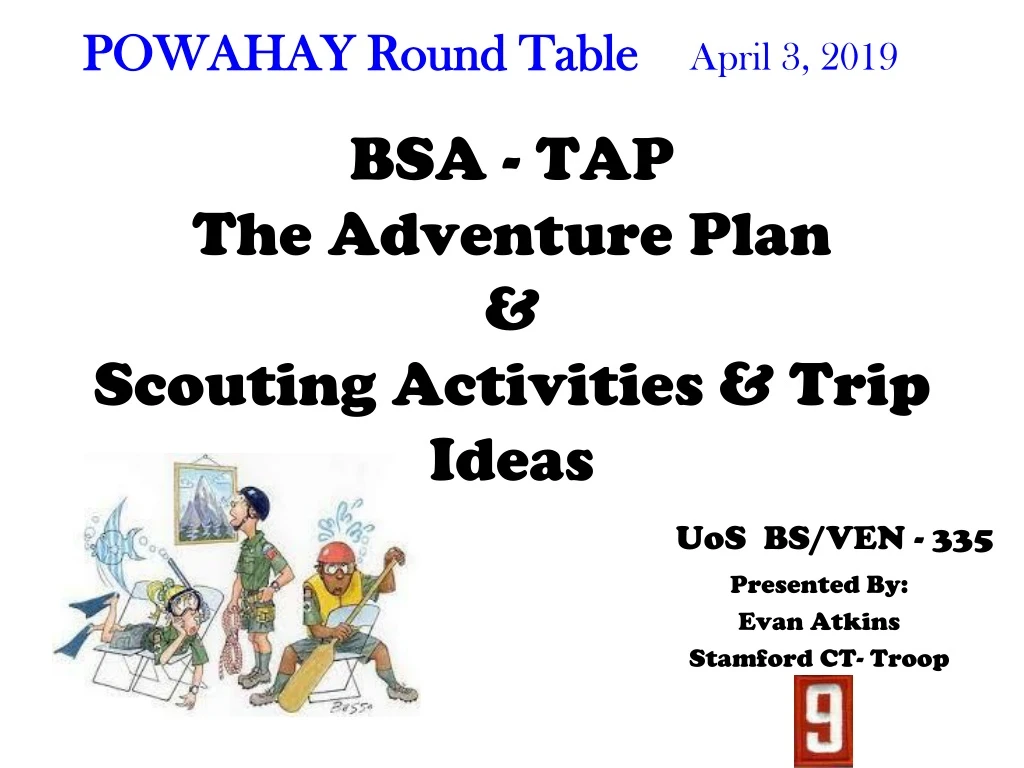 bsa tap the adventure plan scouting activities trip ideas
