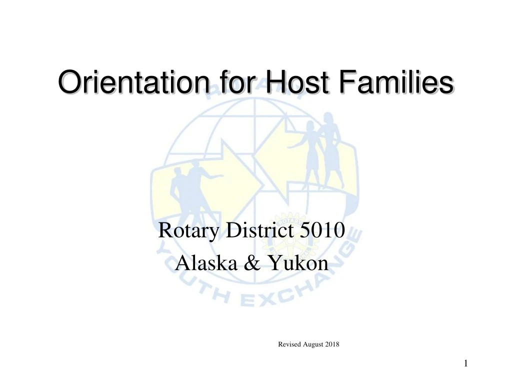 orientation for host families