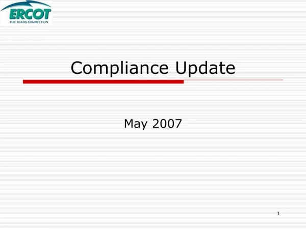 Compliance Update