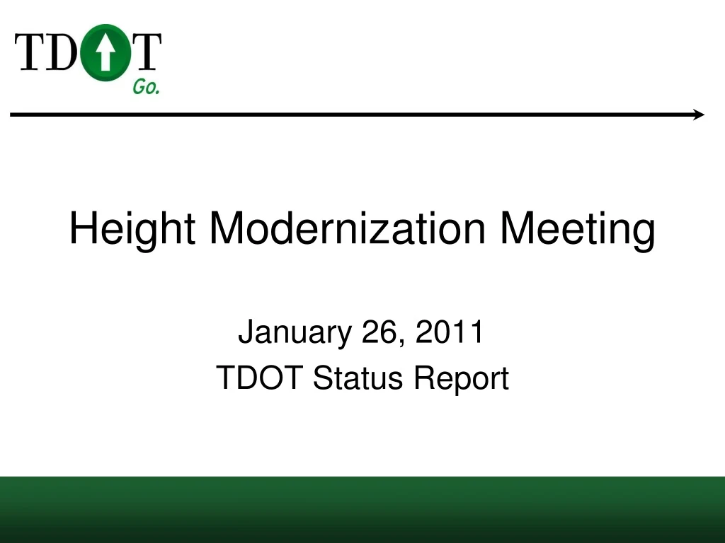 height modernization meeting