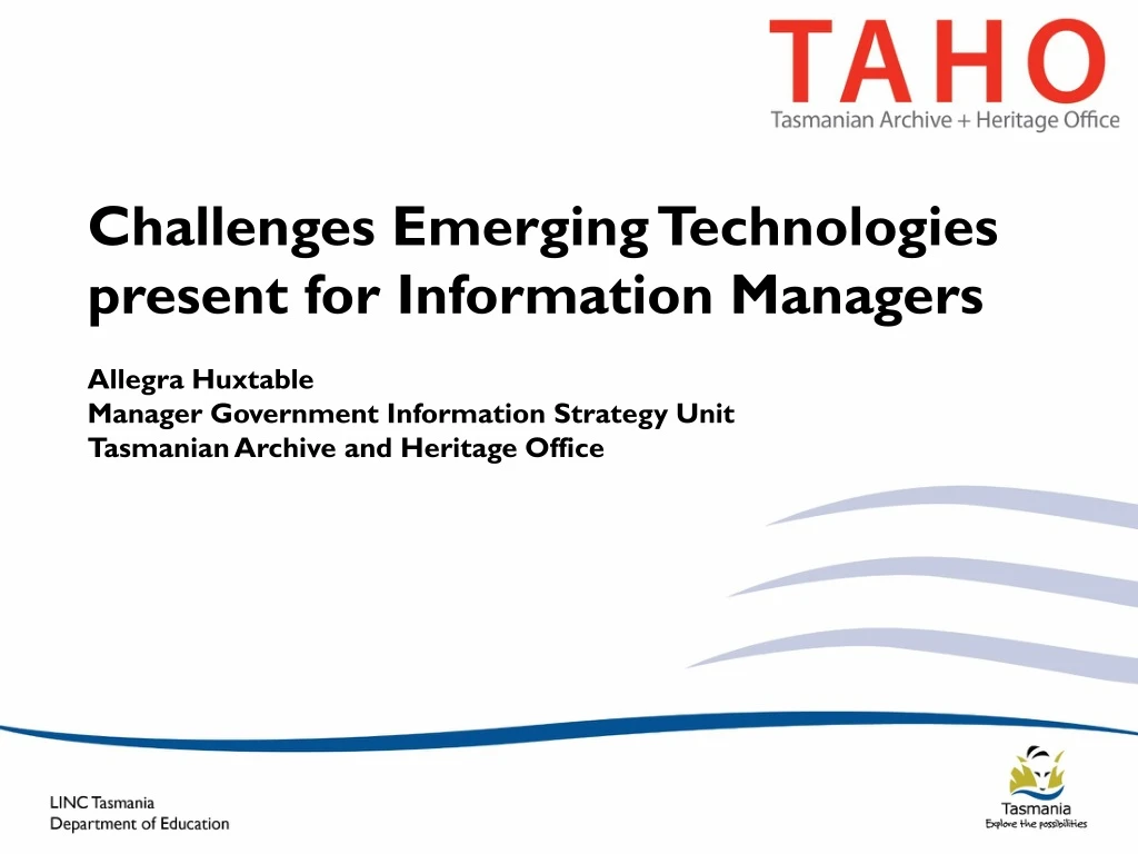 challenges emerging technologies present