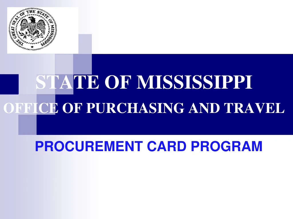 state of mississippi office of purchasing and travel