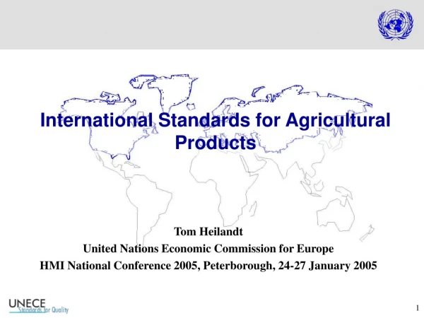 Tom Heilandt United Nations Economic Commission for Europe
