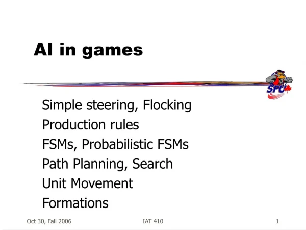 AI in games