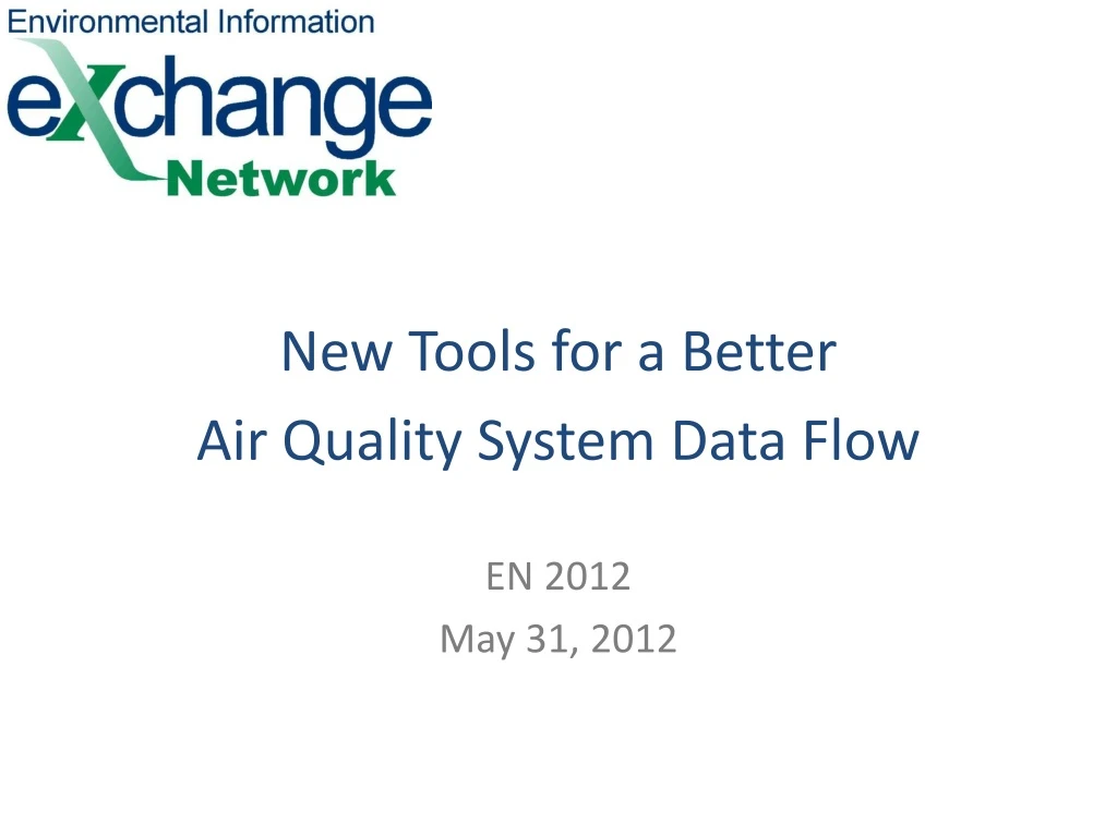 new tools for a better air quality system data