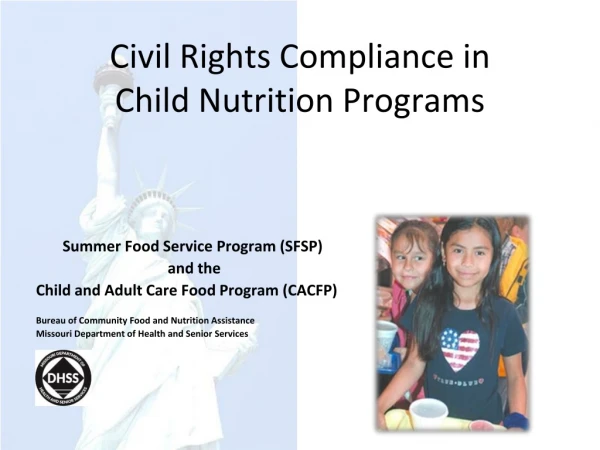 Civil Rights Compliance in  Child Nutrition Programs