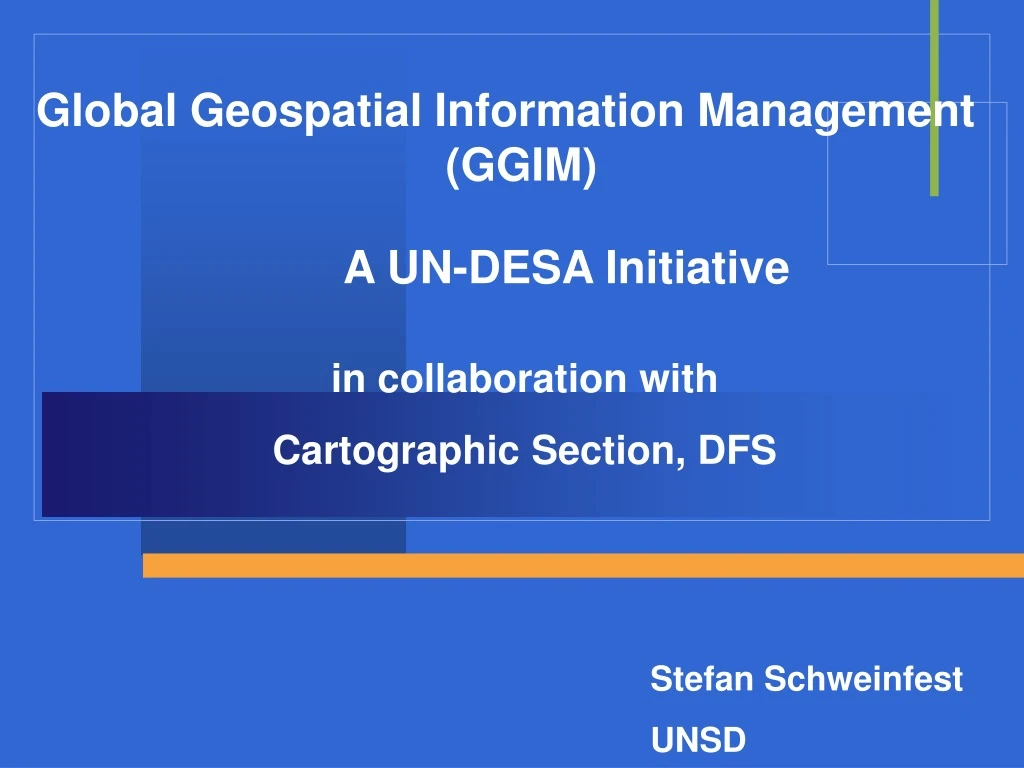 global geospatial information management ggim