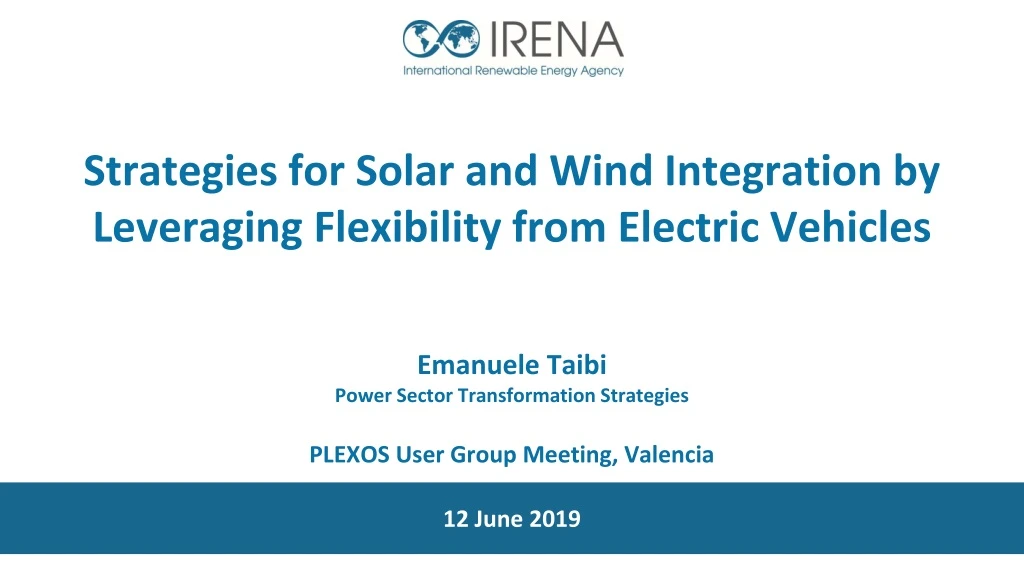 strategies for solar and wind integration