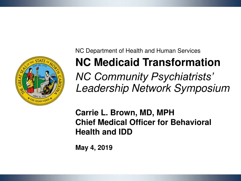 nc department of health and human services
