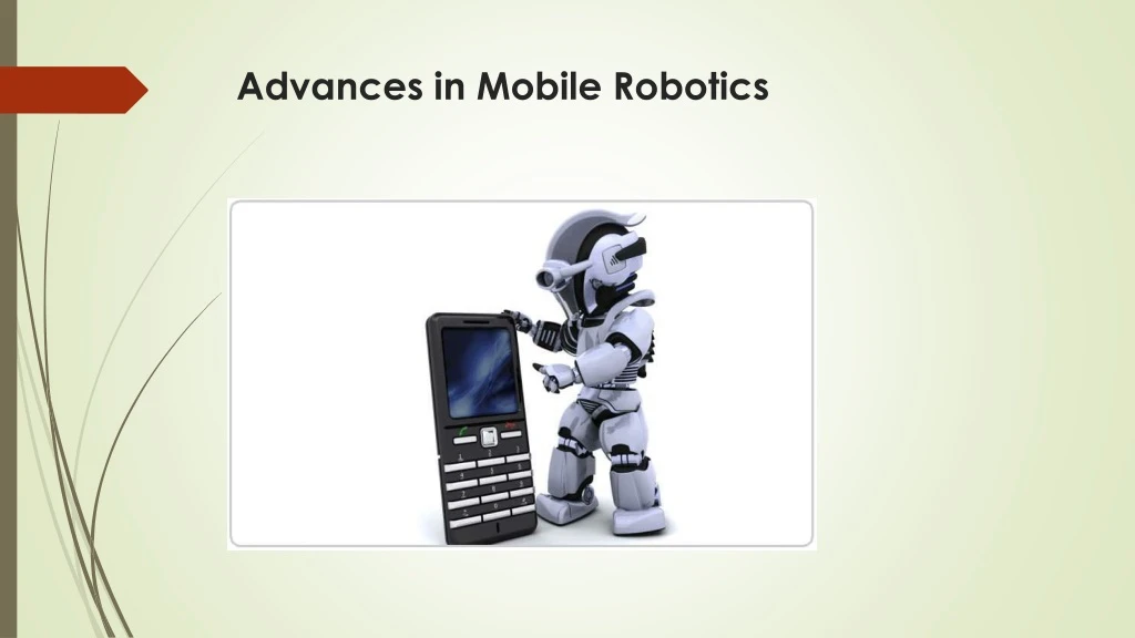 advances in mobile robotics