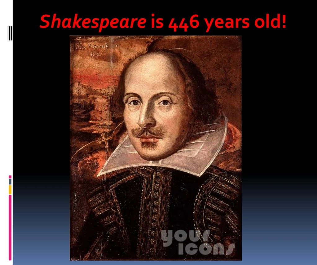 shakespeare is 446 years old