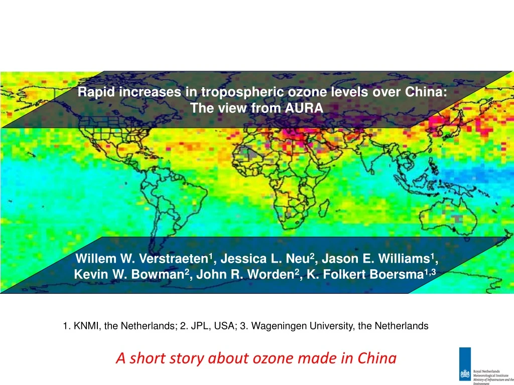 rapid increases in tropospheric ozone levels over