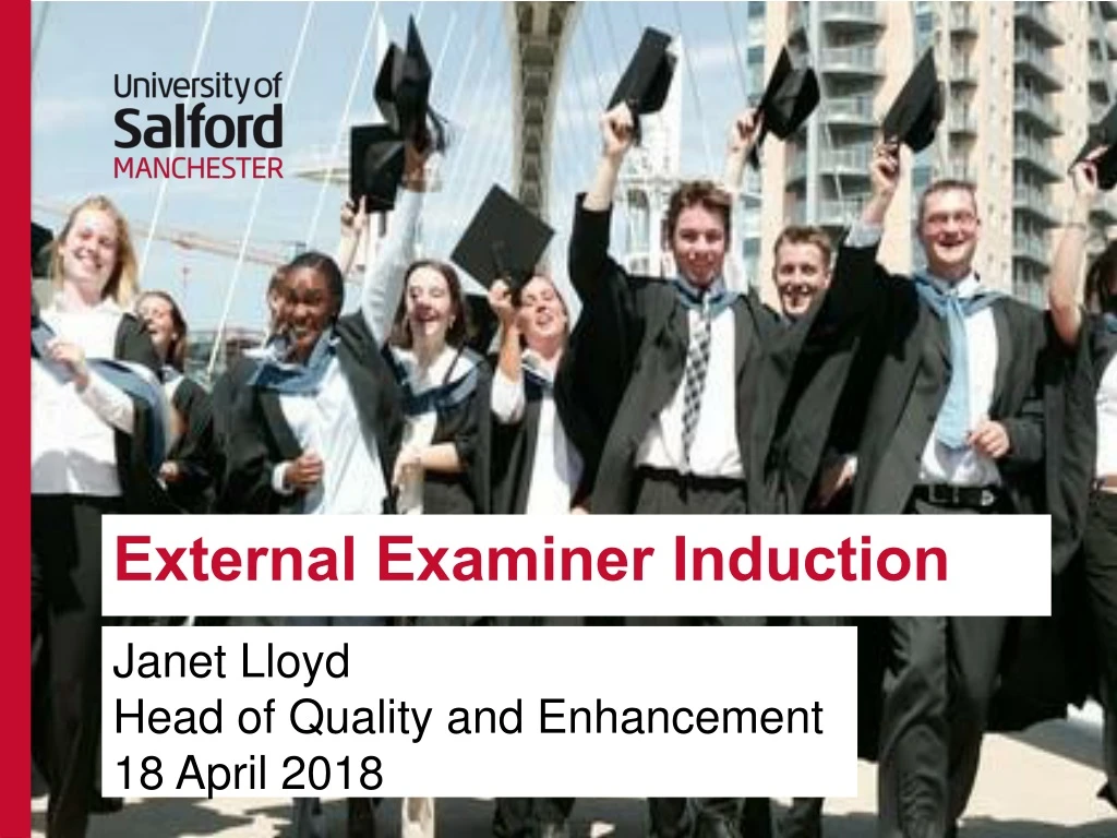 external examiner induction