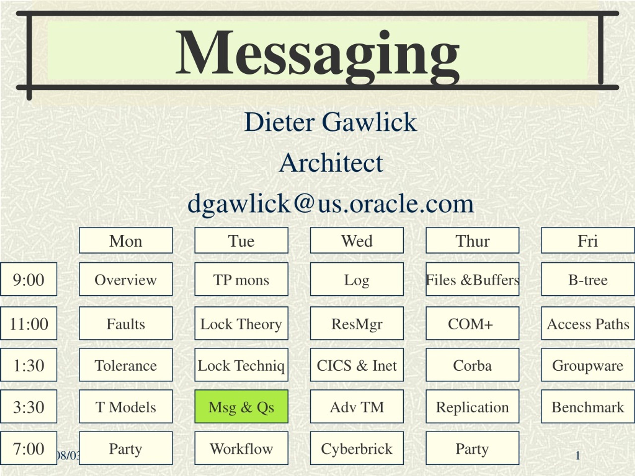 Messaging Systems Overview: Functions, Implementation Steps, and Advanced Topics - slide 1