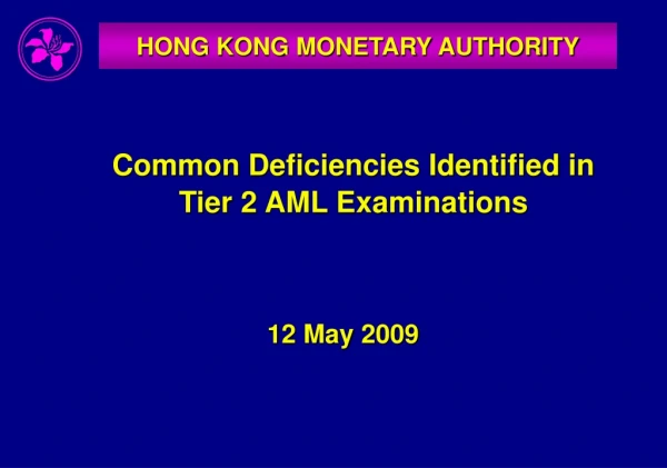 HONG KONG MONETARY AUTHORITY