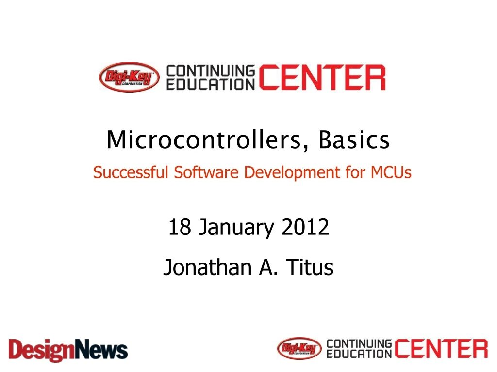 microcontrollers basics successful software development for mcus