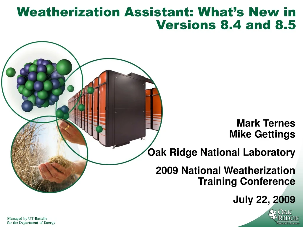 weatherization assistant what s new in versions 8 4 and 8 5