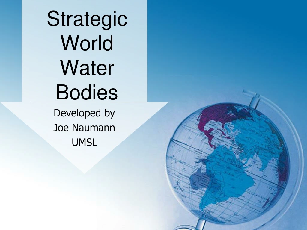 strategic world water bodies