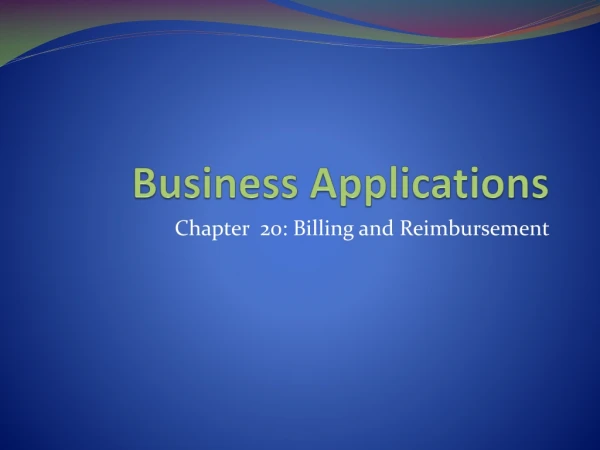 Business  Applications