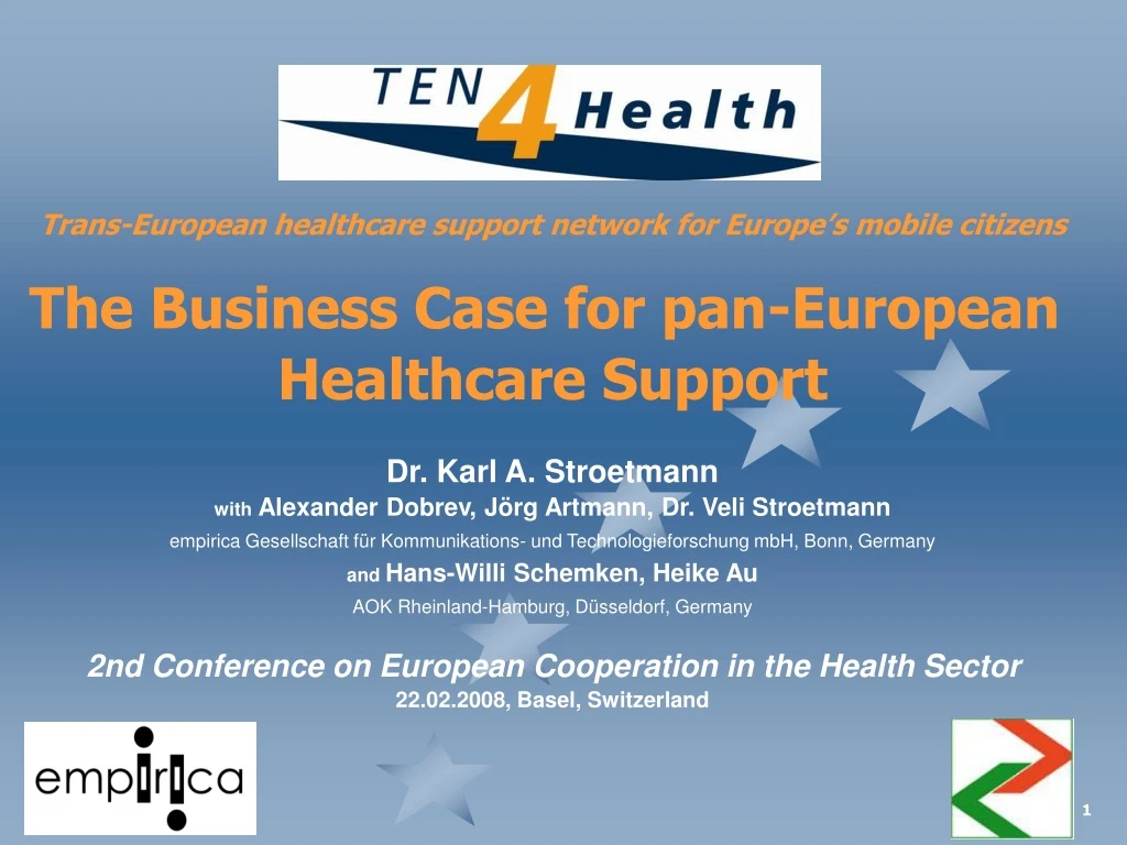 trans european healthcare support network