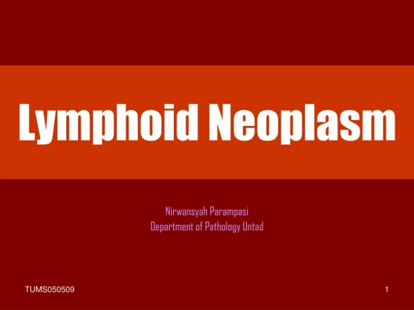 Lymphoid Neoplasm