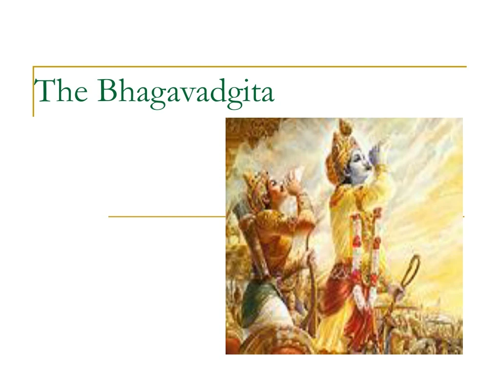 the bhagavadgita