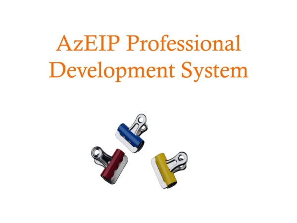 AzEIP Professional Development System