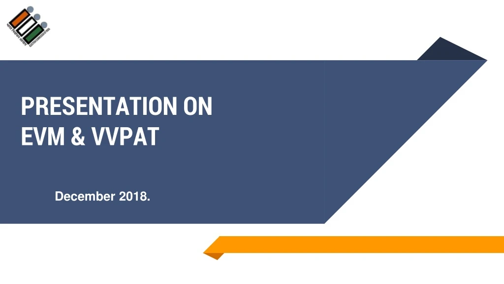 presentation on evm vvpat