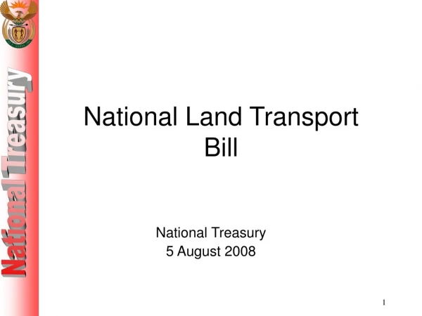 National Land Transport Bill