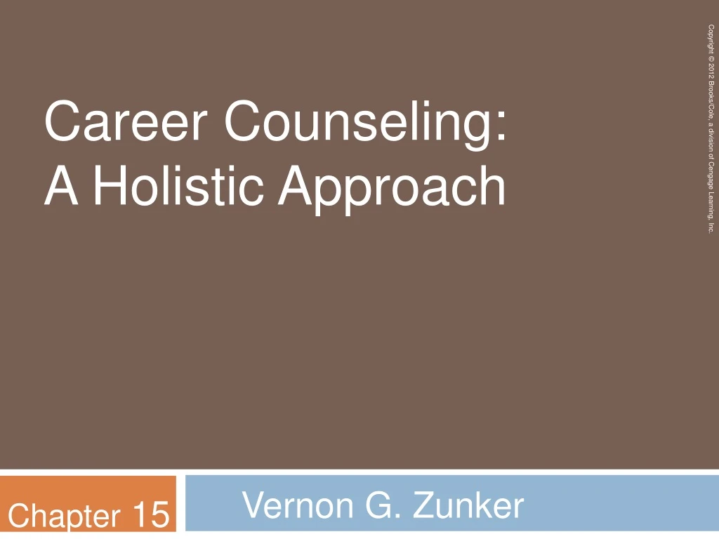 career counseling a holistic approach
