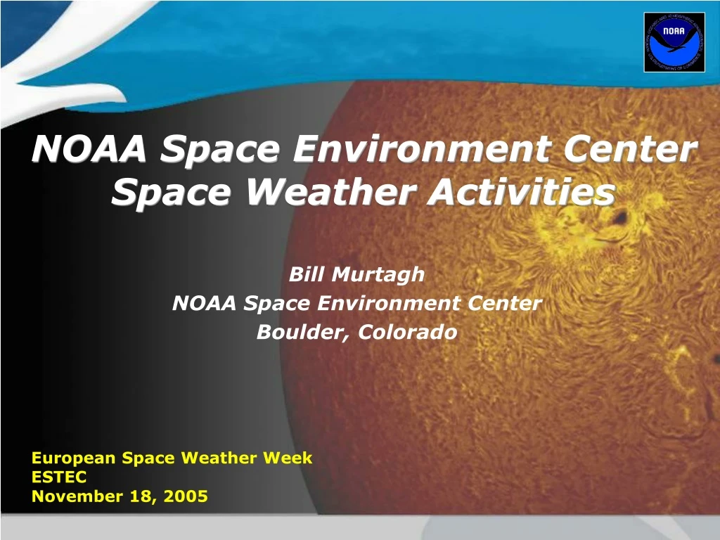 noaa space environment center space weather